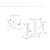 Round high table Parkhill