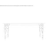 Rectangular methacrylate table Ellikom