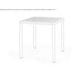 DurelTOP square table, stackable Conneaut