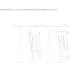 Polyethylene table Paulis