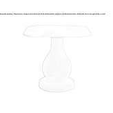 Square garden table made of polyethylene Lucedale