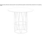 Round steel garden table Grajduri