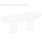 Stół ogrodowy Oval Ductal® Vlore