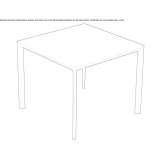 Designed wooden garden table Gostinu