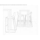 Square table made of HPL Hybe