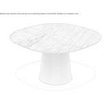 Square ceramic garden table Vaureal