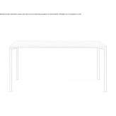 Rectangular, stackable table Arjona