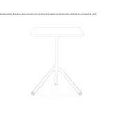 Square table with drop-tops Chicopee