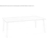 Extendable garden table Meyreuil