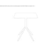 Square table with drop leaf Scotby