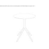 Round table with drop leaf Scotby