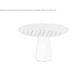 Round teak garden table Vlore