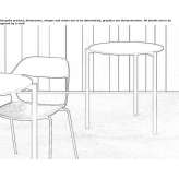 Stackable round table Arjona