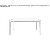 Square garden table Zbuczyn