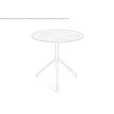 Round marble table Palencia