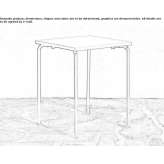 Stackable metal table Tonalapa