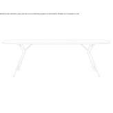 Garden table made of natural stone and aluminum Skadovsk