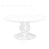 Round iron garden table Danki
