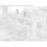 Rectangular wooden garden table Tricht