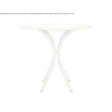 Square garden table Markowa