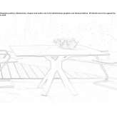 Square marble dining table Teglas