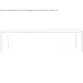 Rectangular table Beliu