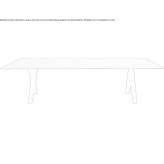 Rectangular table Kuranda