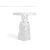 Round concrete coffee table Lida