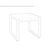 High side table on a sled base Yarravel