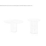Round marble coffee table Jince