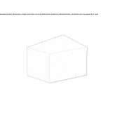 Rectangular sectional pouffe made of polyurethane Lallaing