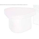 Garden table made of low-quality recycled plastic Bergheim