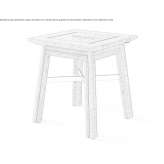 Square wooden garden table Kumari