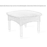 Lloyd Loom square garden table Werpeloh