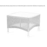 Square wicker garden table Benesat