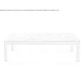 Rectangular marble garden table Reznos
