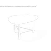 Steel garden table Beamud