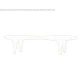 Fiberglass coffee table Goldbach