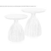 Round wooden garden table in a modern style Vinton