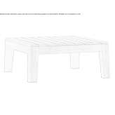 Square teak coffee table Aylsham