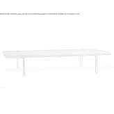 Rectangular garden table made of aluminum and wood Mullsjoe