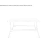 Square, steel garden table Ocelota