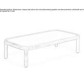 Rectangular ceramic coffee table Atting