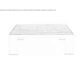 Low teak garden table Petrila