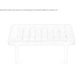 Low teak coffee table Grub