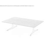 Rectangular stone coffee table Agassiz