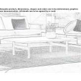 Low marble garden table Hombeek