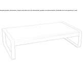 Low aluminum garden table Yarravel