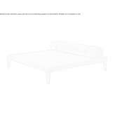 Square garden table Plestan