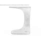 Kwadratowy cementowy stolik kawowy Dumlu